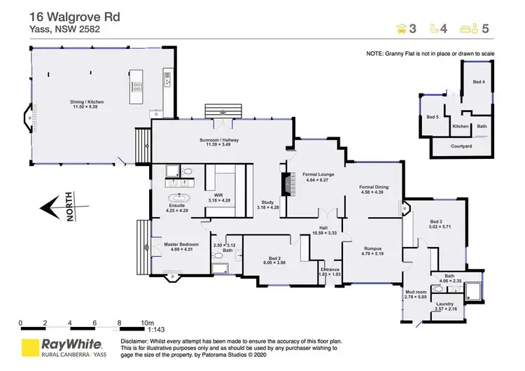 Floorplan of Homely house listing, 16 Walgrove Road, Yass NSW 2582