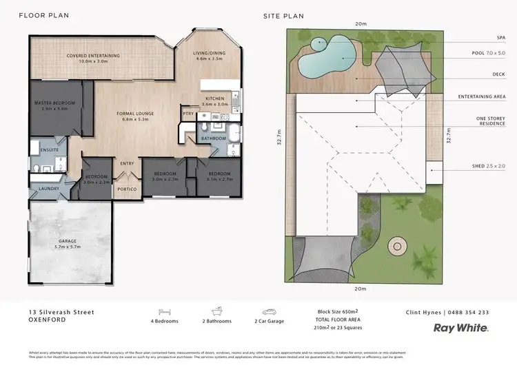 Floorplan of Homely house listing, 13 Silverash Street, Oxenford QLD 4210