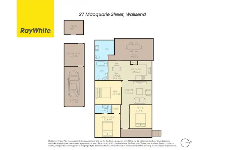 Floorplan of Homely house listing, 27 Macquarie Street, Wallsend NSW 2287