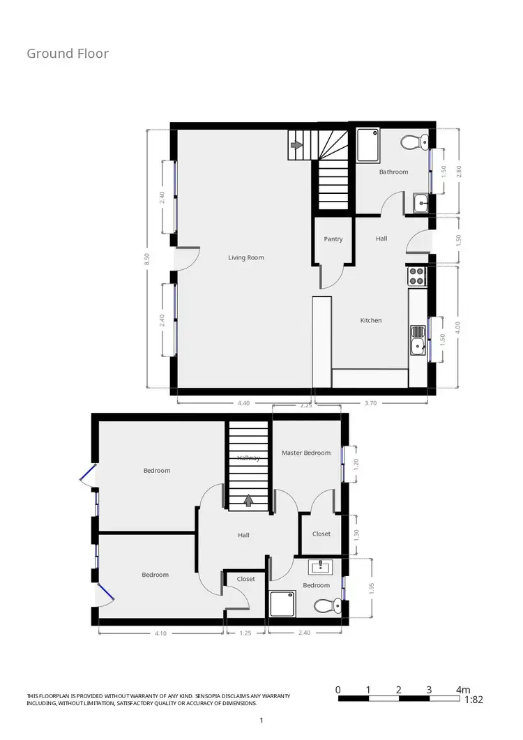 Floorplan of Homely house listing, 1 Sunset Drive, Carrickalinga SA 5204