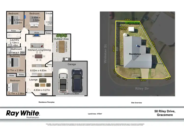 Floorplan of Homely house listing, 50 Riley Drive, Gracemere QLD 4702