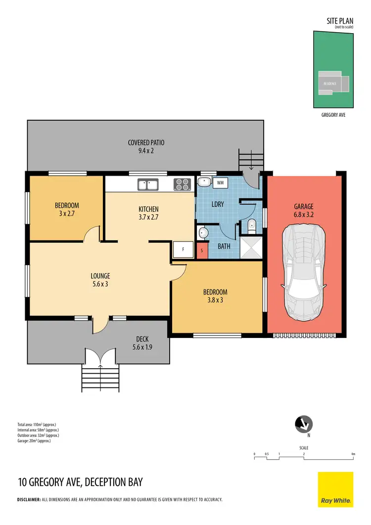 Floorplan of Homely house listing, 10 Gregory Avenue, Deception Bay QLD 4508