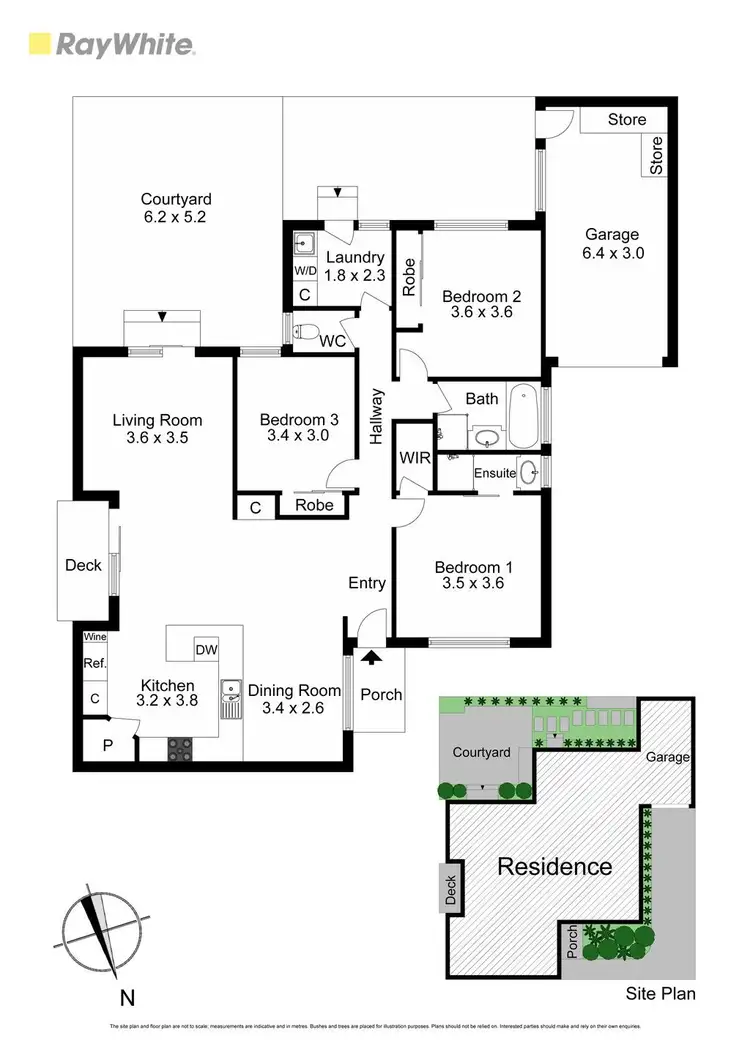Floorplan of Homely unit listing, 3/34 Heath Avenue, Oakleigh VIC 3166