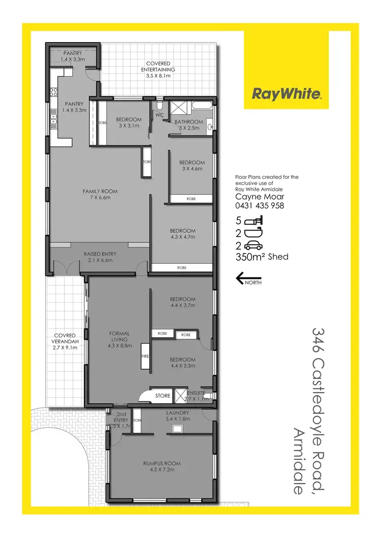 Floorplan of Homely house listing, 346 Castledoyle Road, Armidale NSW 2350