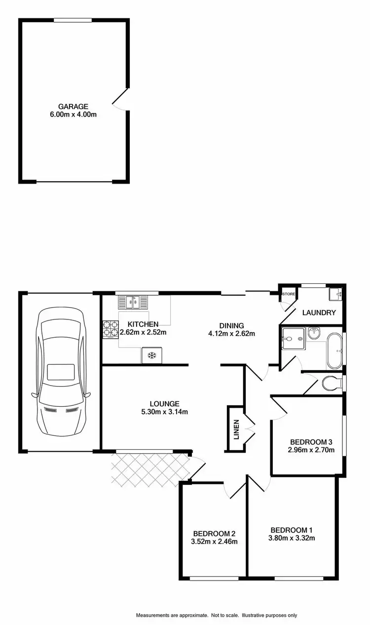 Floorplan of Homely house listing, 10 Yellow Place, Claremont Meadows NSW 2747