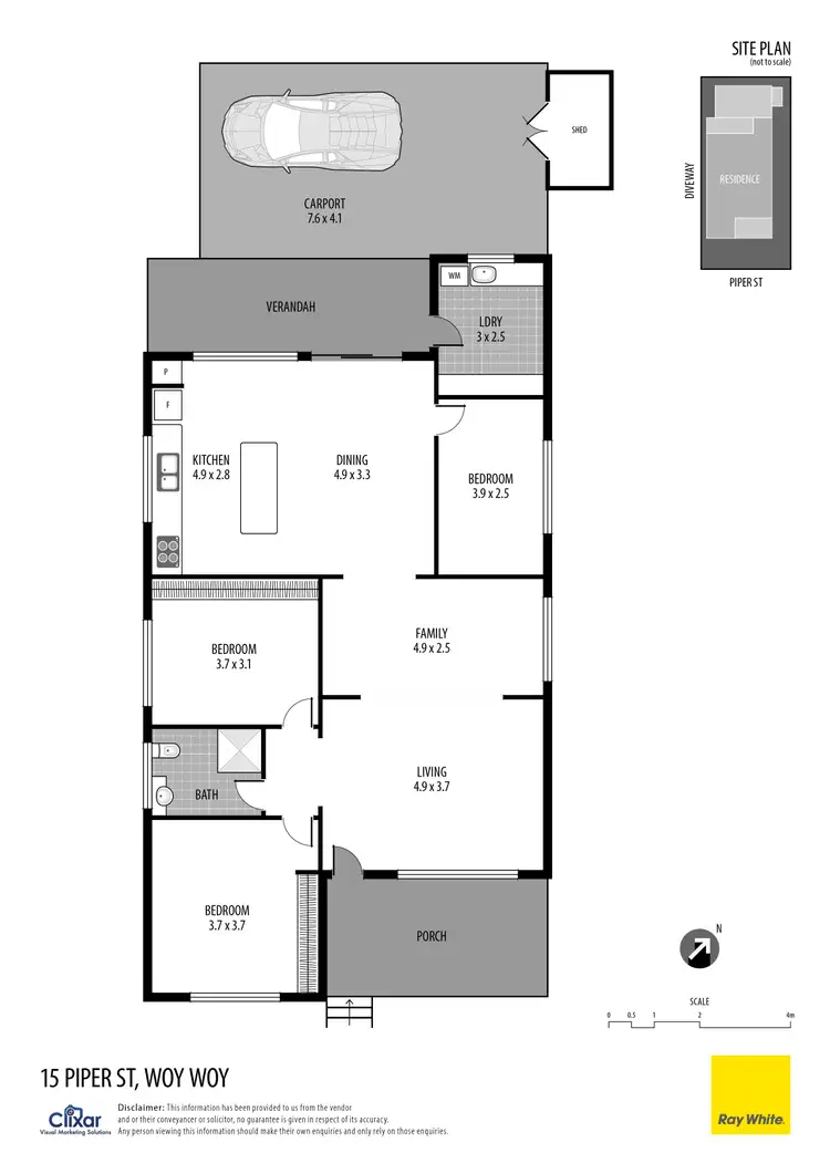 Floorplan of Homely house listing, 15 Piper Street, Woy Woy NSW 2256