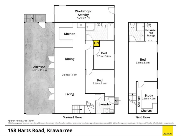 Floorplan of Homely rural property listing, 158 Harts Road, Krawarree via, Braidwood NSW 2622