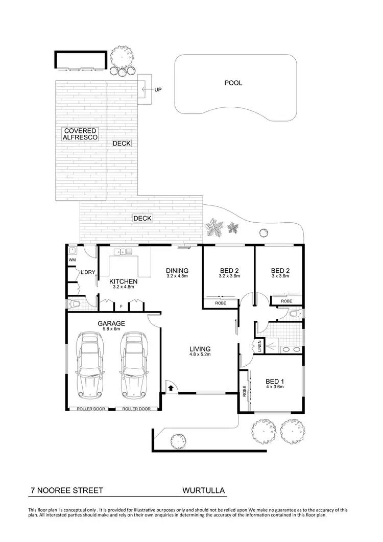 Floorplan of Homely house listing, 7 Nooree Street, Wurtulla QLD 4575
