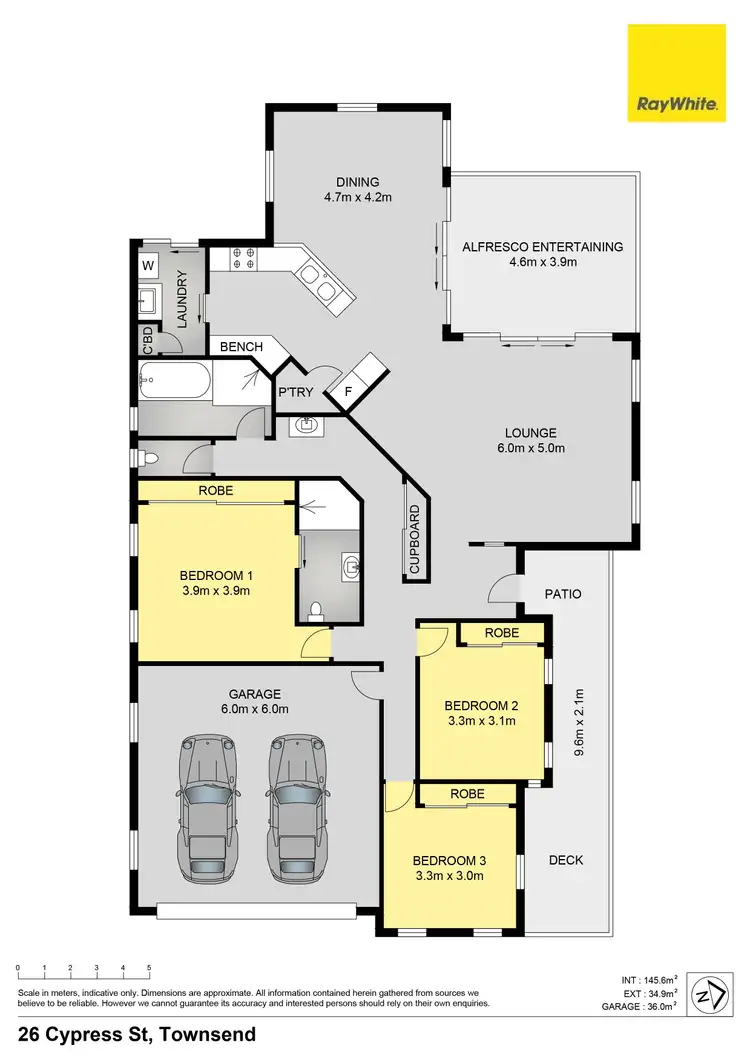 Floorplan of Homely house listing, 26 Cypress Street, Townsend NSW 2463