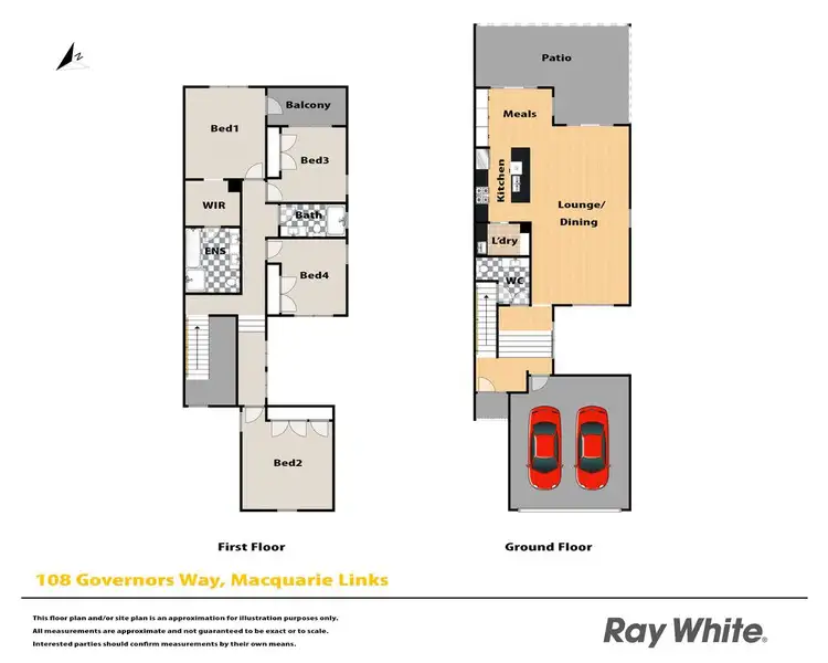 Floorplan of Homely house listing, 108 Governors Way, Macquarie Links NSW 2565