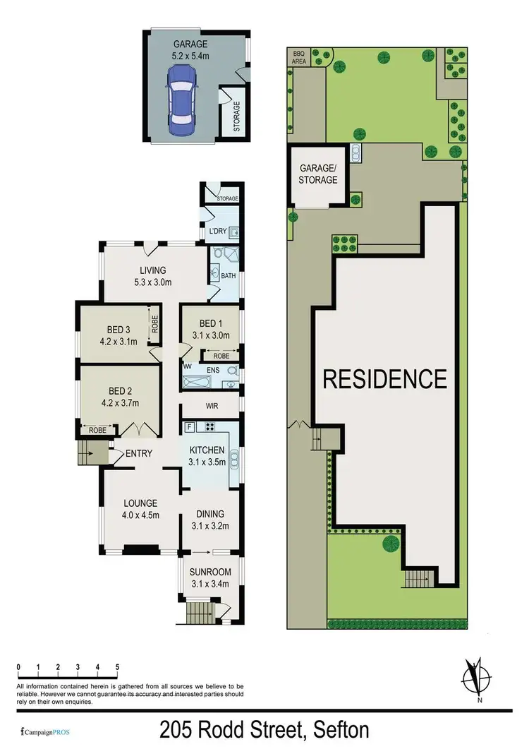 Floorplan of Homely house listing, 205 Rodd Street, Sefton NSW 2162
