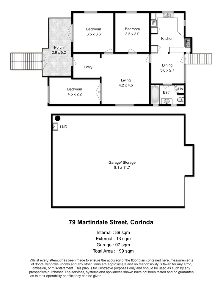 Floorplan of Homely house listing, 79 Martindale Street, Corinda QLD 4075