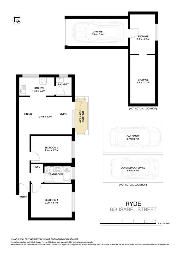 Floorplan of Homely apartment listing, 6/3 Isabel Street, Ryde NSW 2112