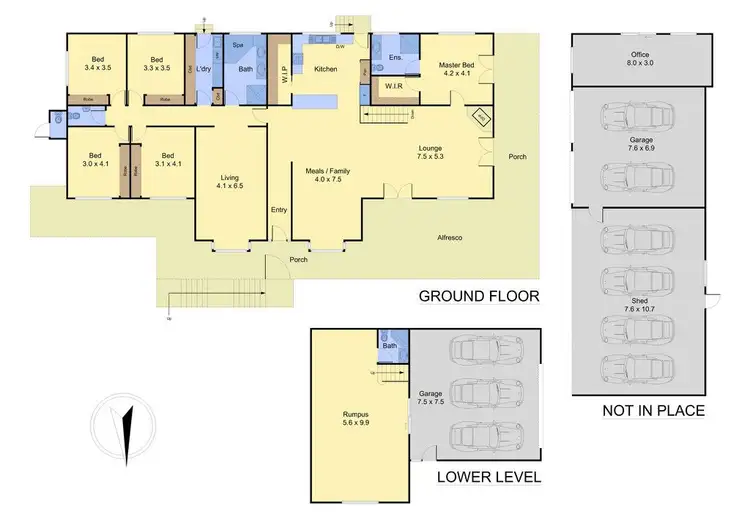 Floorplan of Homely house listing, 21 Ashley Road, Yarrambat VIC 3091