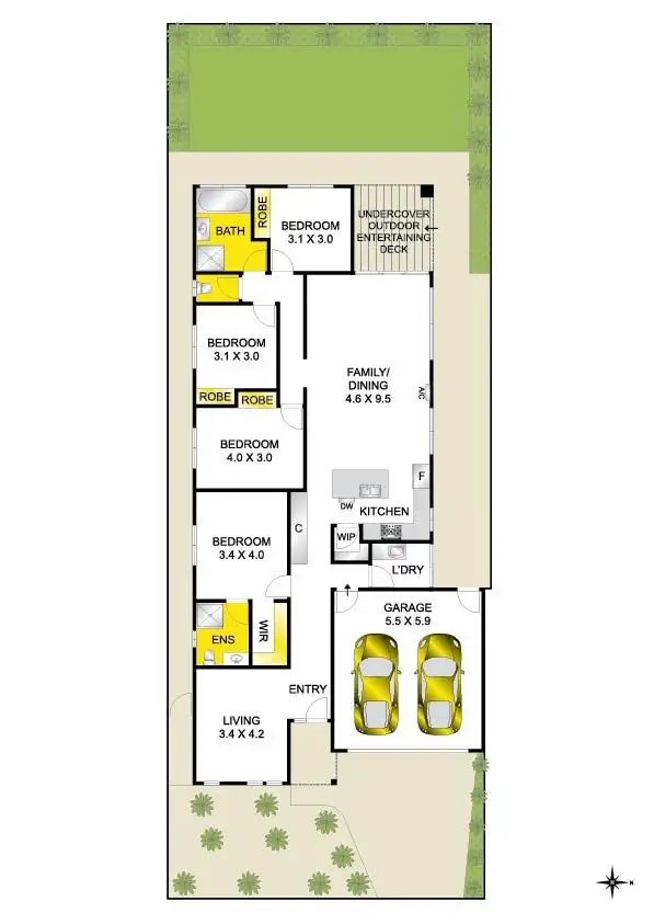 Floorplan of Homely house listing, 18 Albany Way, Charlemont VIC 3217