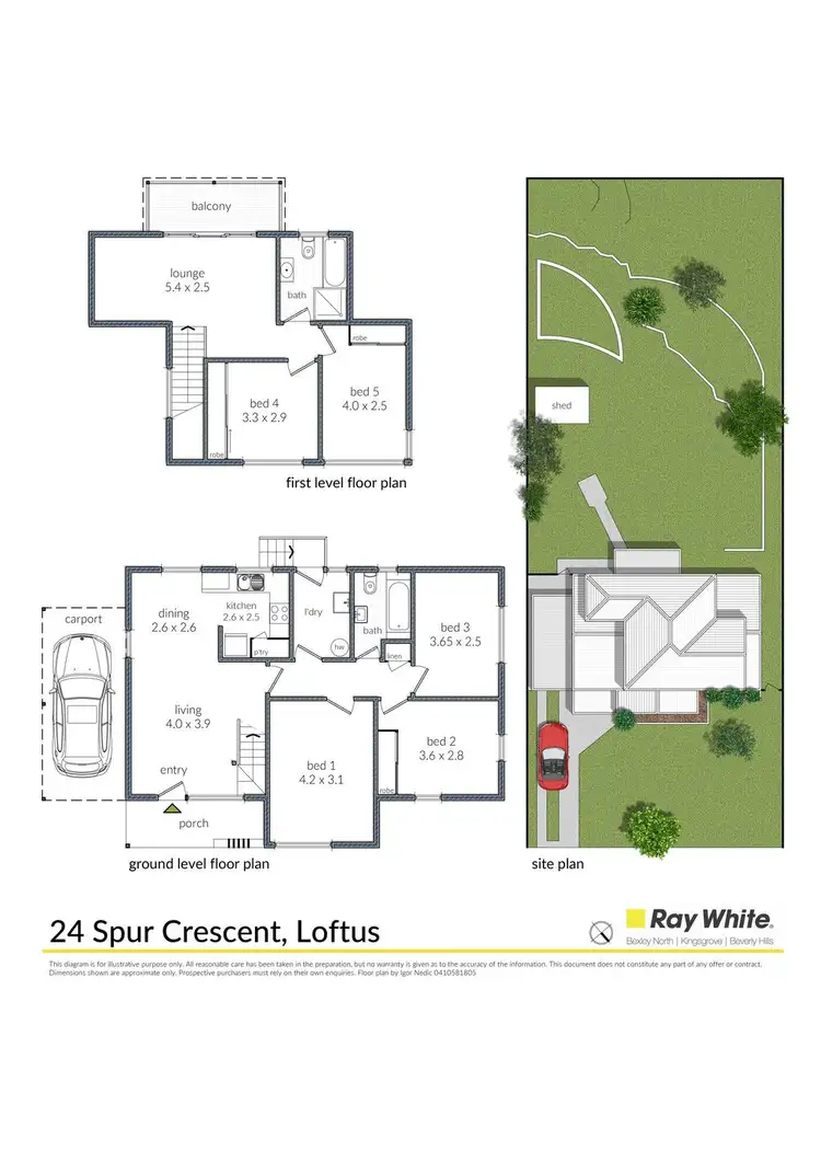 Floorplan of Homely house listing, 24 Spur Crescent, Loftus NSW 2232