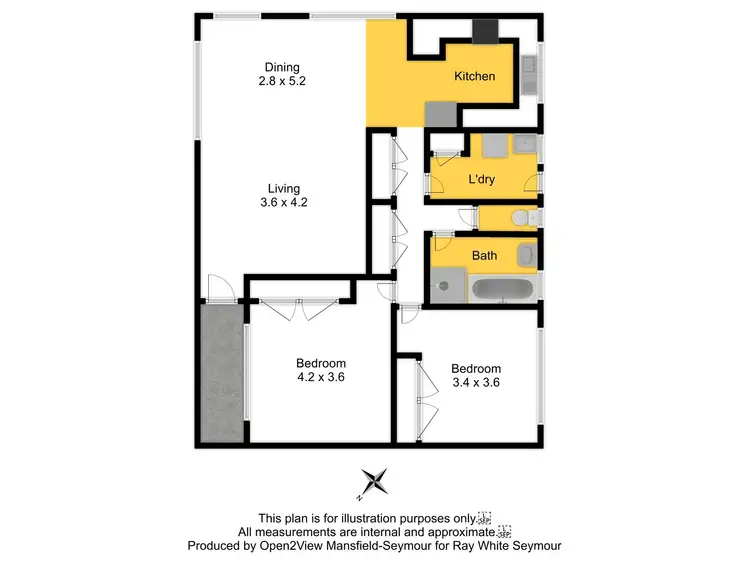Floorplan of Homely house listing, 4/115 Tarcombe Road, Seymour VIC 3660