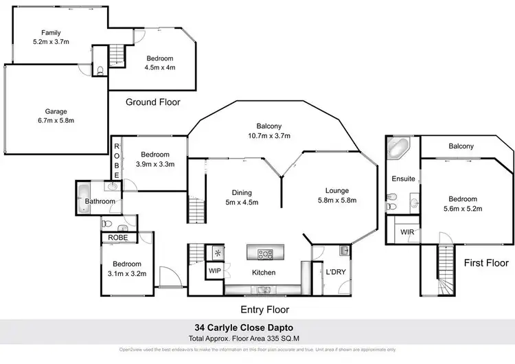 Floorplan of Homely house listing, 34-36 Carlyle Close, Dapto NSW 2530