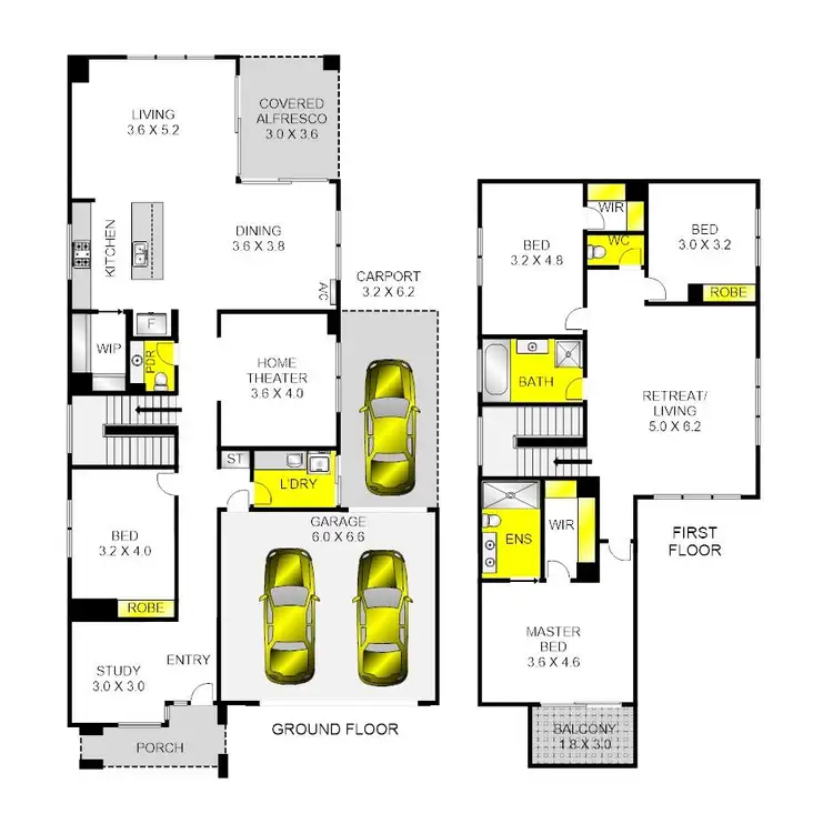Floorplan of Homely house listing, 13 Quail Drive, Lara VIC 3212