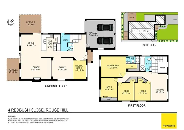 Floorplan of Homely house listing, 4 Redbush Close, Rouse Hill NSW 2155