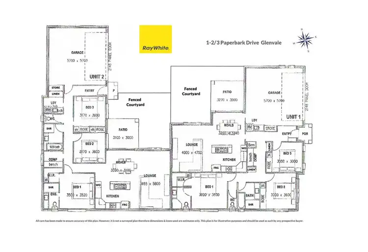 Floorplan of Homely unit listing, Unit 2/3 Paperbark Drive, Glenvale QLD 4350