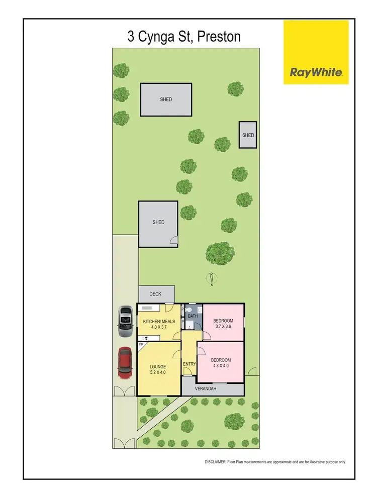 Floorplan of Homely house listing, 3 Cynga Street, Preston VIC 3072