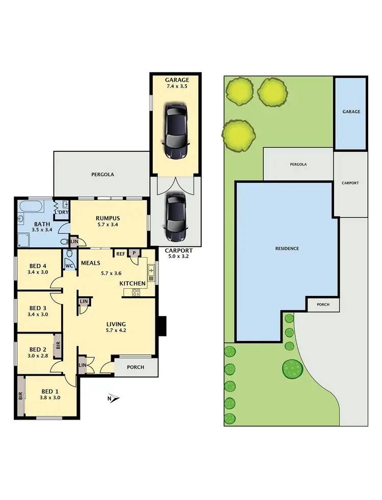 Floorplan of Homely house listing, 31 Bungay Street, Fawkner VIC 3060