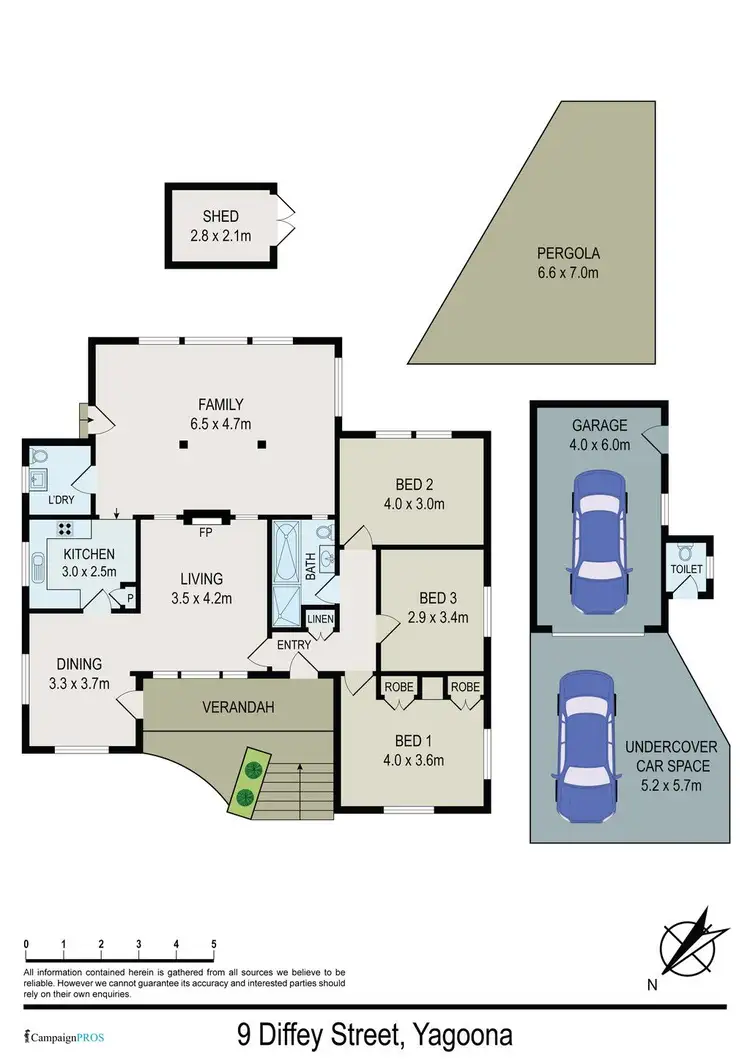 Floorplan of Homely house listing, 9 Diffey Street, Yagoona NSW 2199