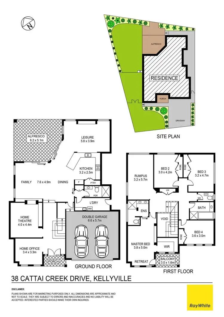 Floorplan of Homely house listing, 38 Cattai Creek Drive, Kellyville NSW 2155