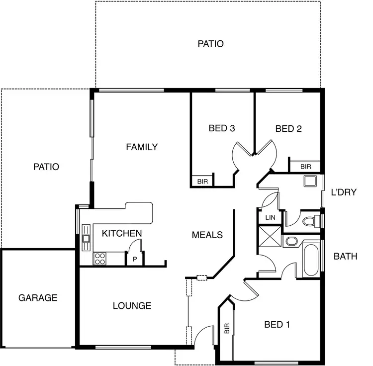 Floorplan of Homely house listing, 17 Niagara Place, Morley WA 6062