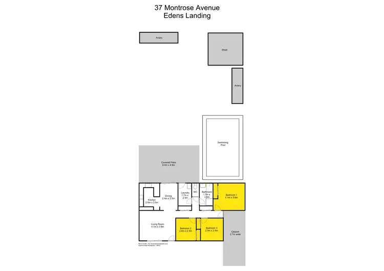 Floorplan of Homely house listing, 37 Montrose Avenue, Bethania QLD 4205