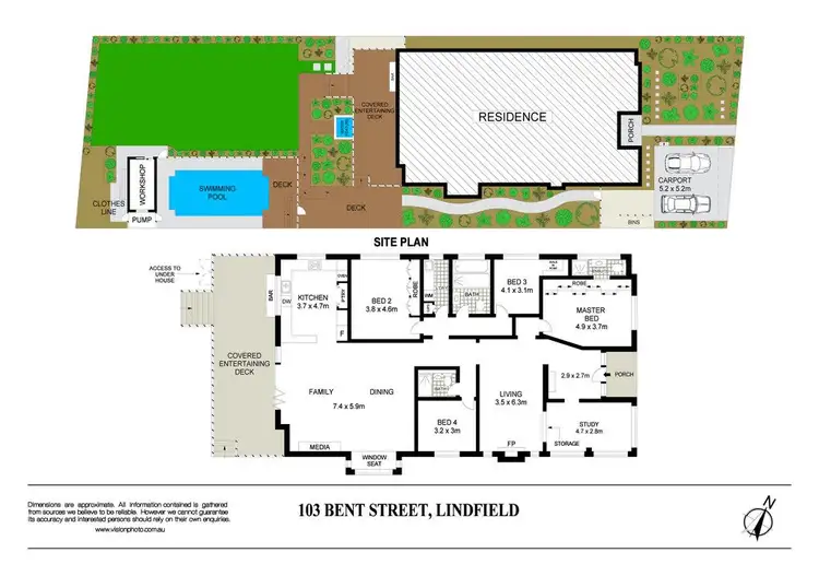 Floorplan of Homely house listing, 103 Bent Street, Lindfield NSW 2070