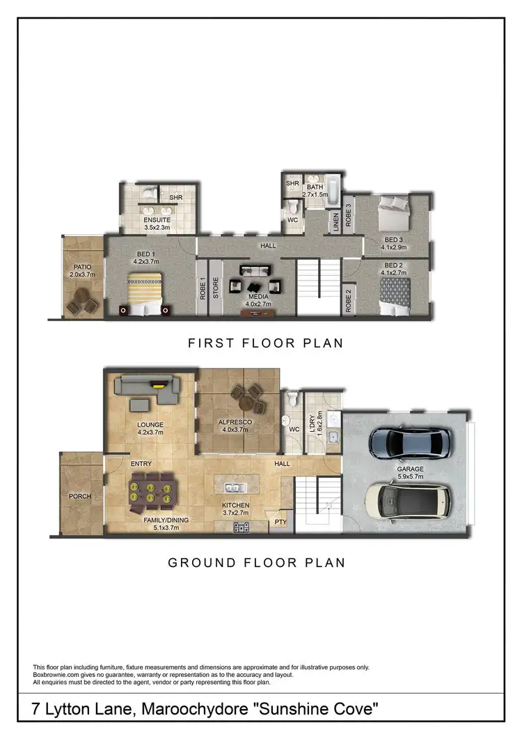 Floorplan of Homely house listing, 7 Lytton Lane, Maroochydore QLD 4558