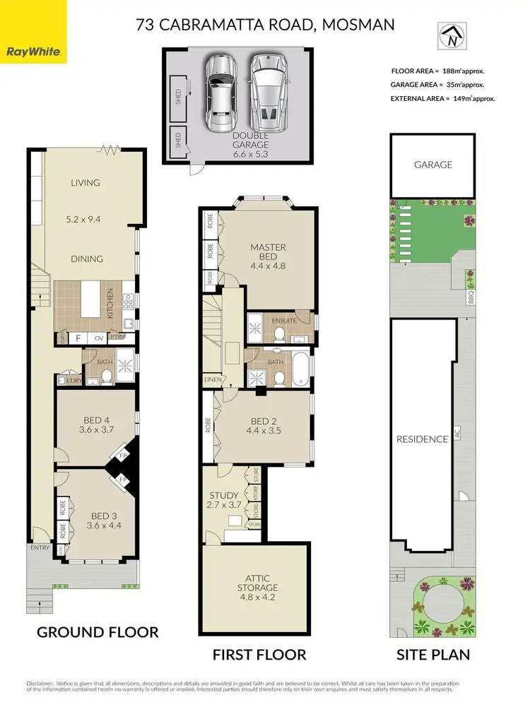 Floorplan of Homely house listing, 73 Cabramatta Road, Mosman NSW 2088
