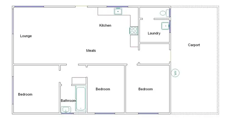 Floorplan of Homely house listing, 15 Jervois Street, Bordertown SA 5268