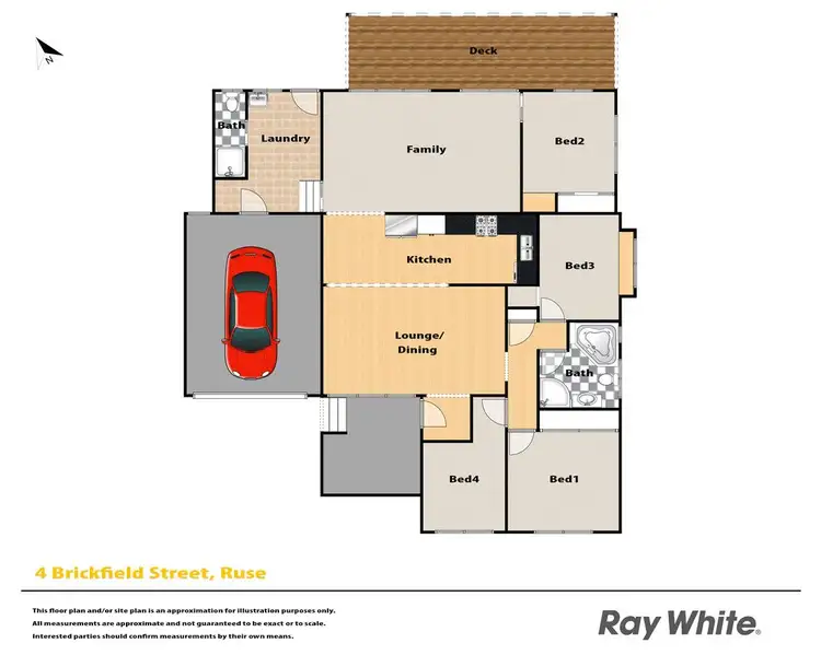 Floorplan of Homely house listing, 4 Brickfield Street, Ruse NSW 2560