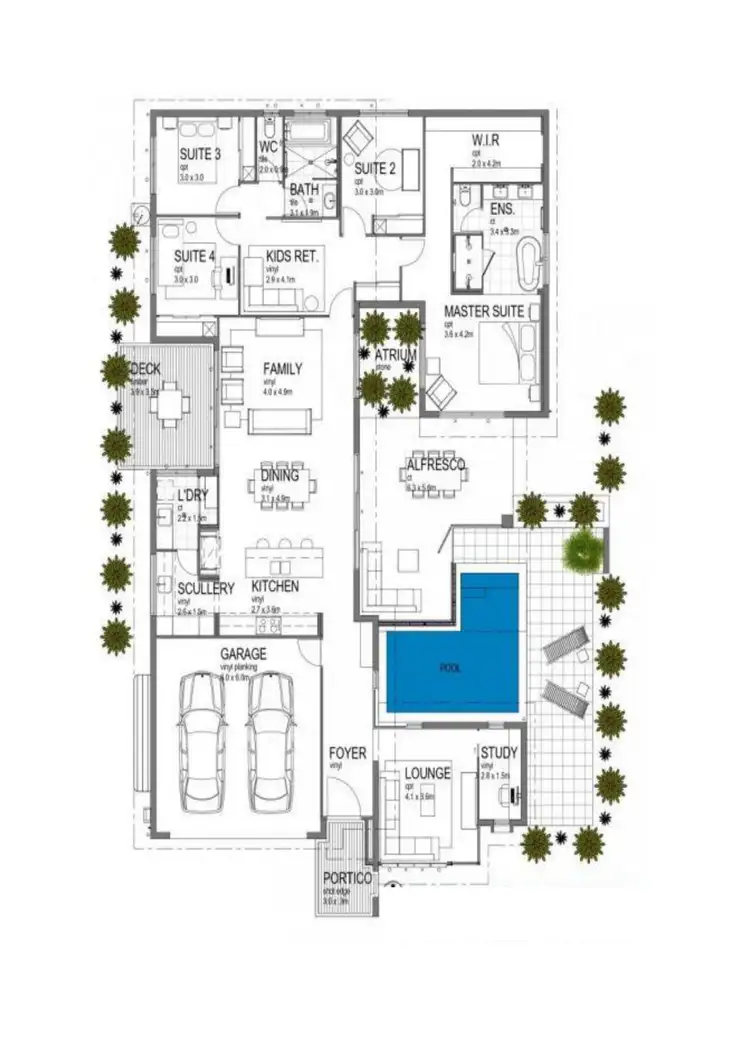 Floorplan of Homely house listing, 127 Sunhaven Boulevard, Burdell QLD 4818