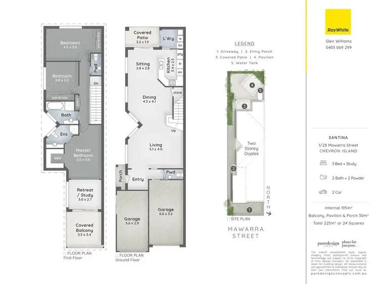 Floorplan of Homely villa listing, 1/28 Mawarra Street, Chevron Island QLD 4217