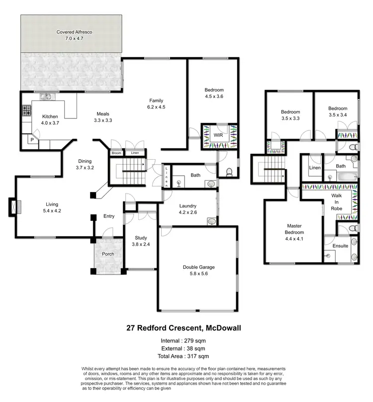 Floorplan of Homely house listing, 27 Redford Crescent, Mcdowall QLD 4053