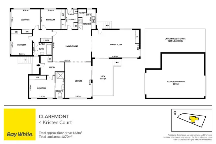 Floorplan of Homely house listing, 4 Kristen Court, Claremont TAS 7011