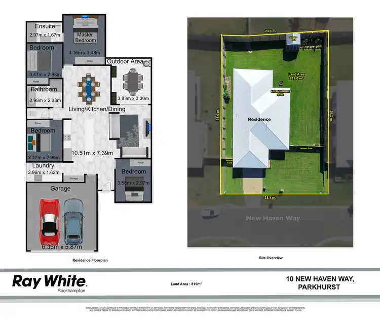 Floorplan of Homely house listing, 10 NEW HAVEN Way, Parkhurst QLD 4702