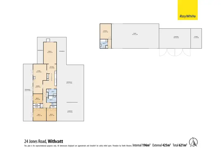 Floorplan of Homely rural property listing, 24 Jones Road, Withcott QLD 4352
