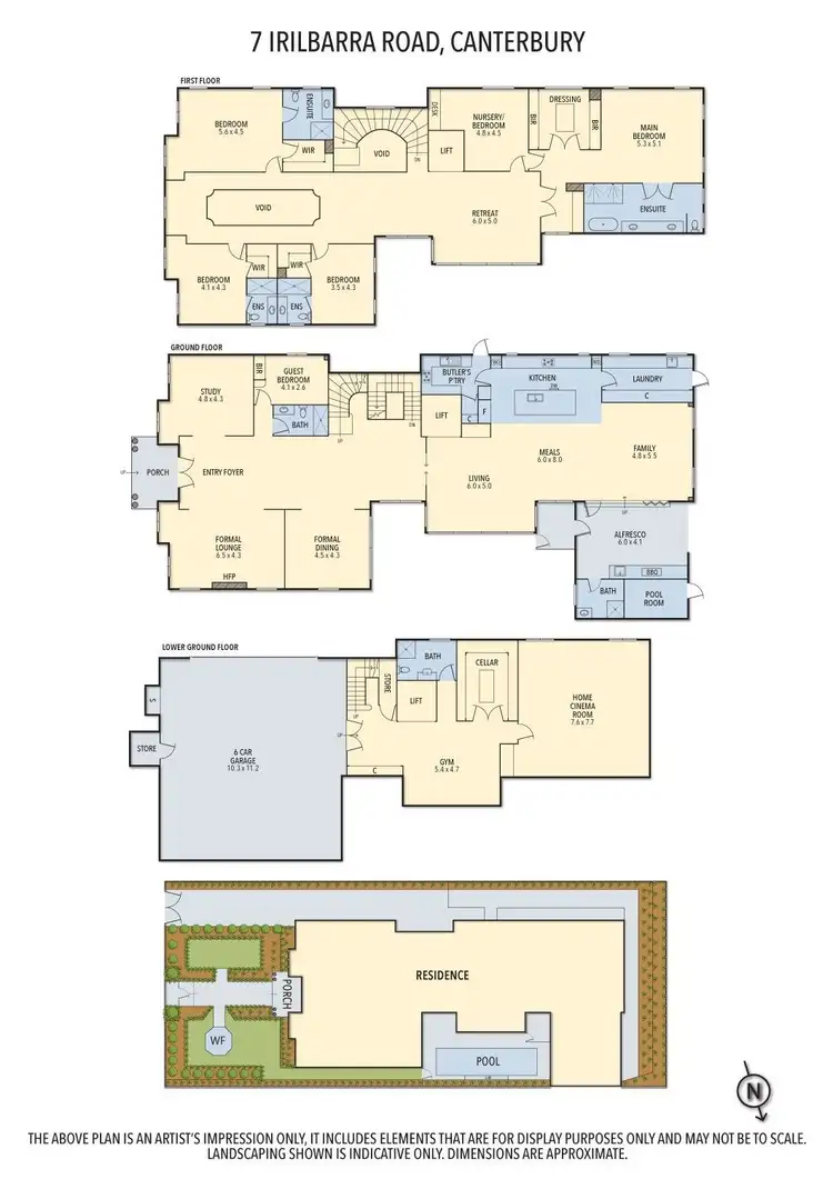 Floorplan of Homely house listing, 7 Irilbarra Road, Canterbury VIC 3126