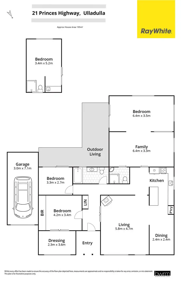 Floorplan of Homely house listing, 21 Princes Highway, Ulladulla NSW 2539