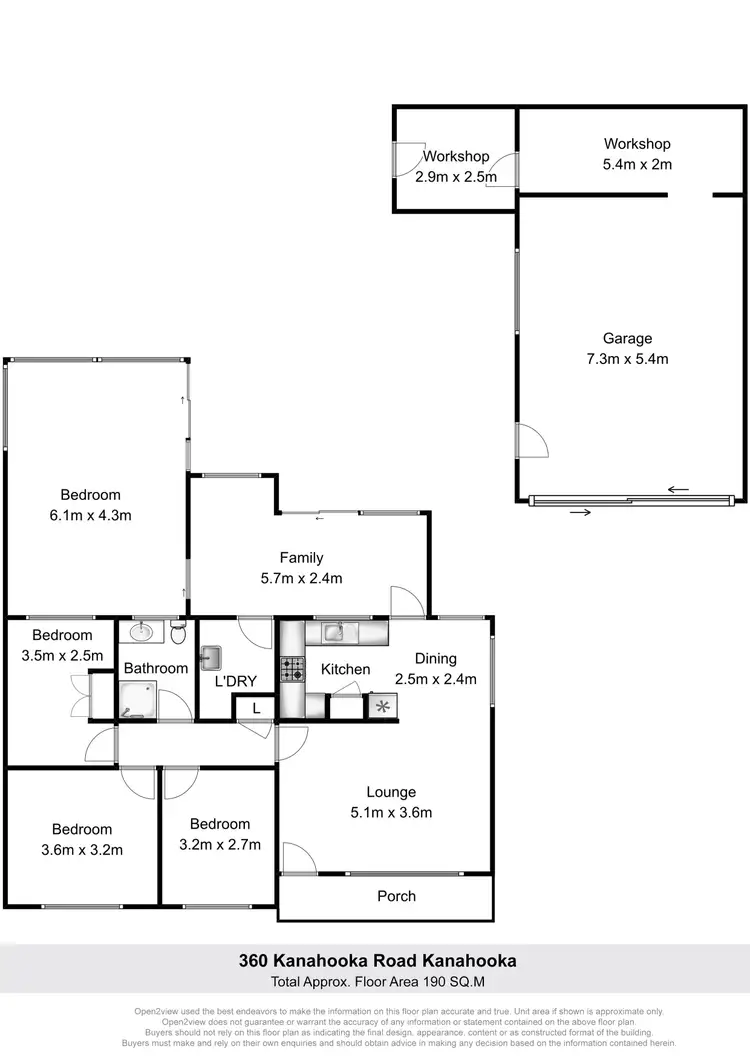 Floorplan of Homely house listing, 360 Kanahooka Road, Brownsville NSW 2530