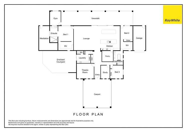 Floorplan of Homely house listing, 35 Windemere Drive, Strathdickie QLD 4800