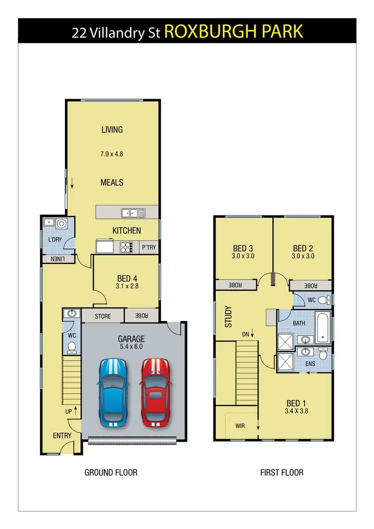 Floorplan of Homely house listing, 22 Villandry Street, Roxburgh Park VIC 3064