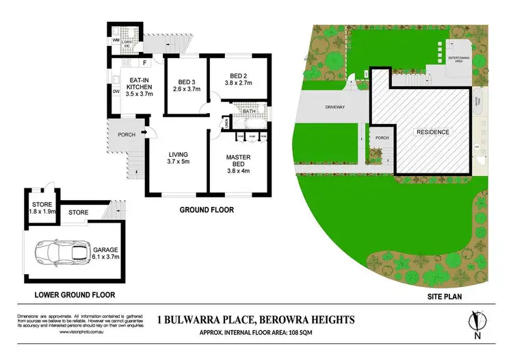 Floorplan of Homely house listing, 1 Bulwarra Place, Berowra NSW 2081