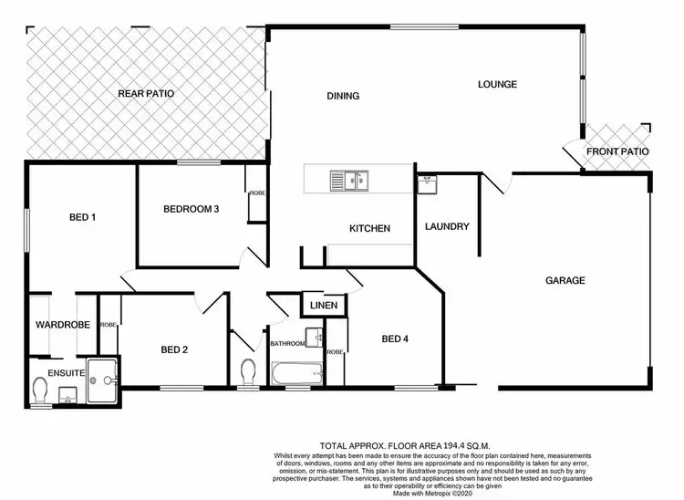 Floorplan of Homely house listing, 3 Stella Street, Kelso QLD 4815