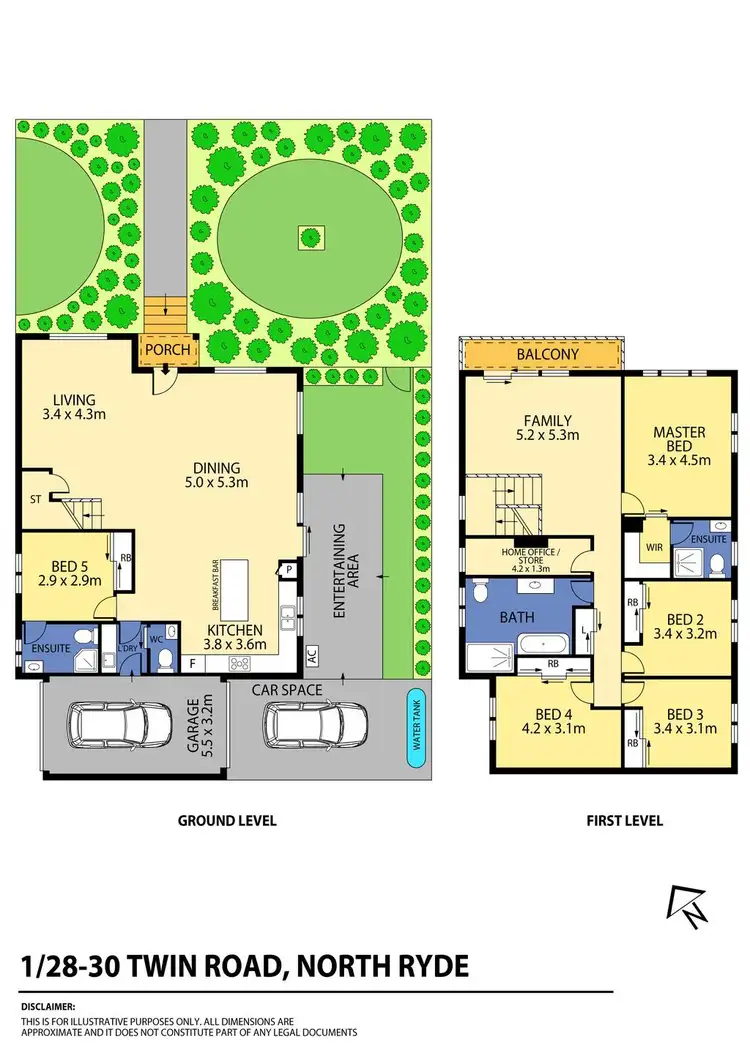 Floorplan of Homely house listing, 1/28-30 Twin Road, North Ryde NSW 2113